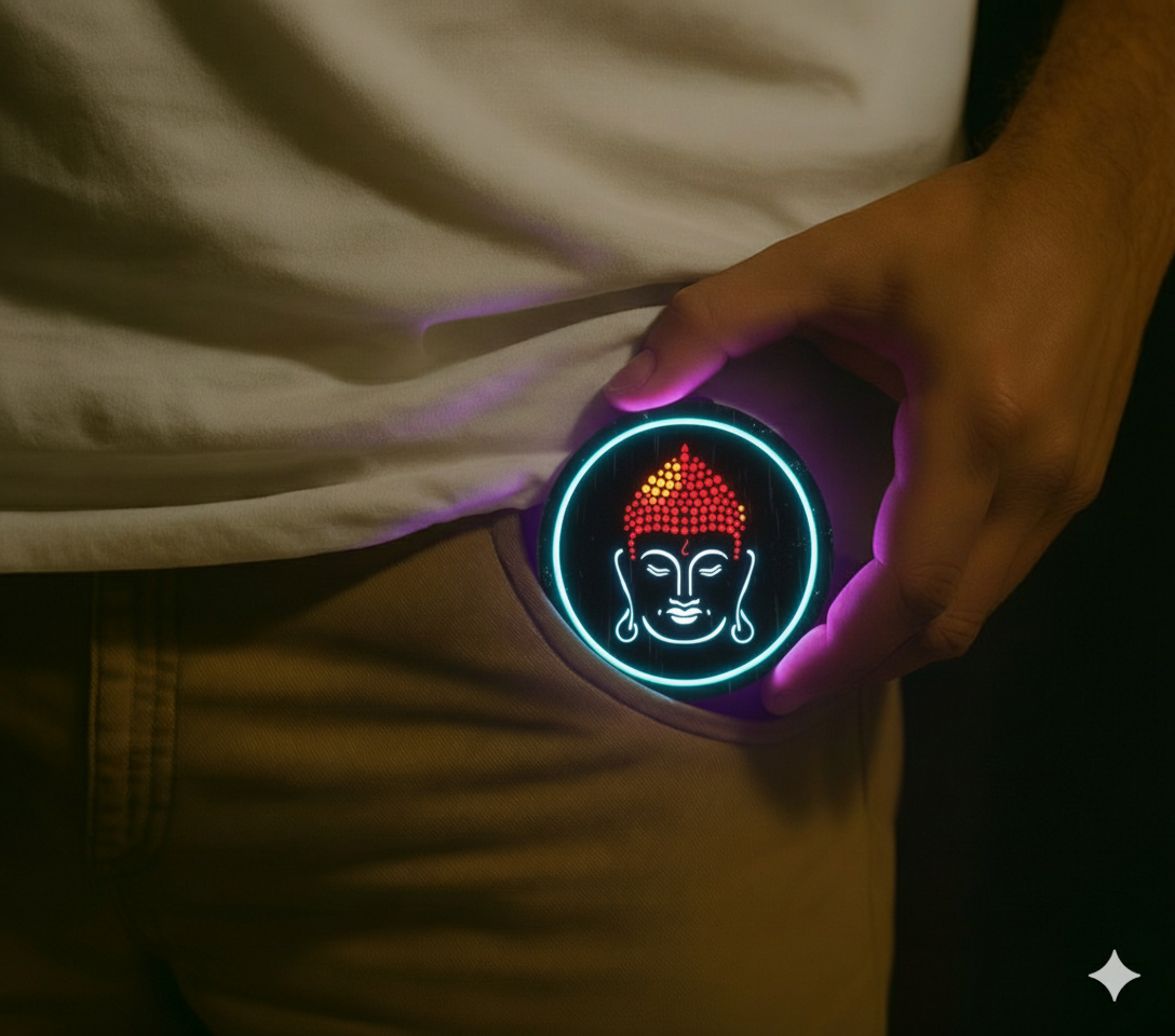 LIGHT OF BUDDHA - LED PROTECTION PENDANT