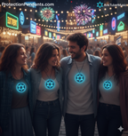 STAR OF DAVID - LED PROTECTION PENDANT