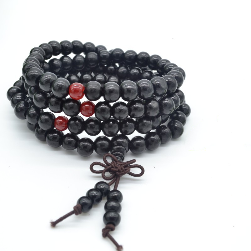 Natural Wooden Rosary - for Prayer / Meditation –  8mm Beads