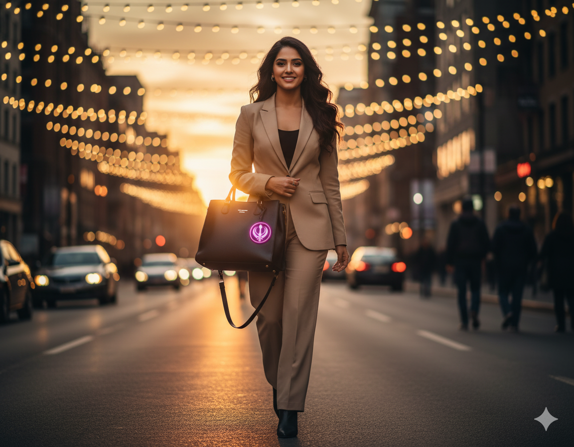 Khanda Lightup Purse Accessory