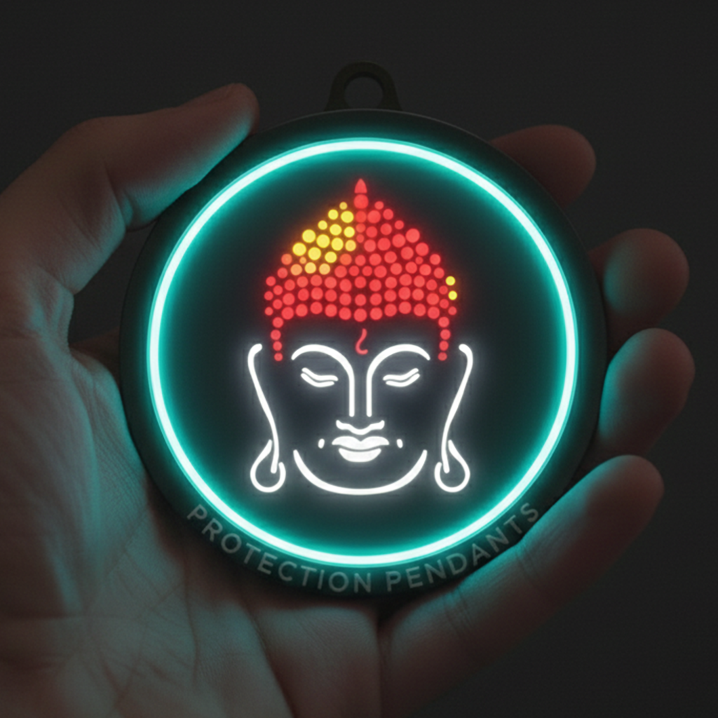 LIGHT OF BUDDHA - LED PROTECTION PENDANT